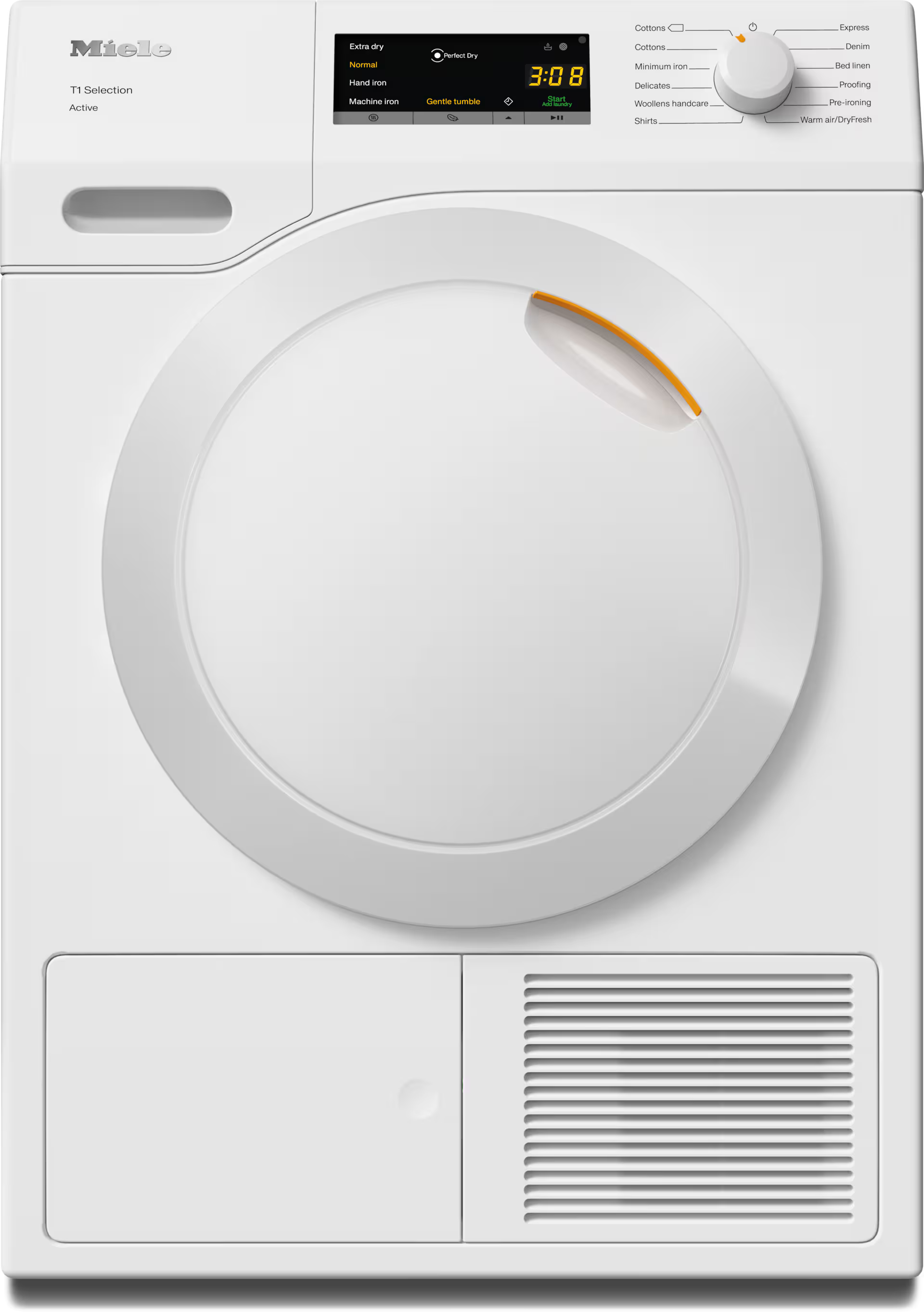 Uscator cu pompa de caldura TSA233WP Active Alb lotus, Miele